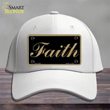 Faith Novelty License Plate Hat Cotton / White