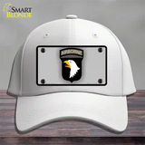 Airborne Eagle Novelty License Plate Hat Cotton / White