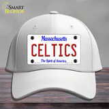 Celtics Massachusetts State Novelty License Plate Hat Cotton / White