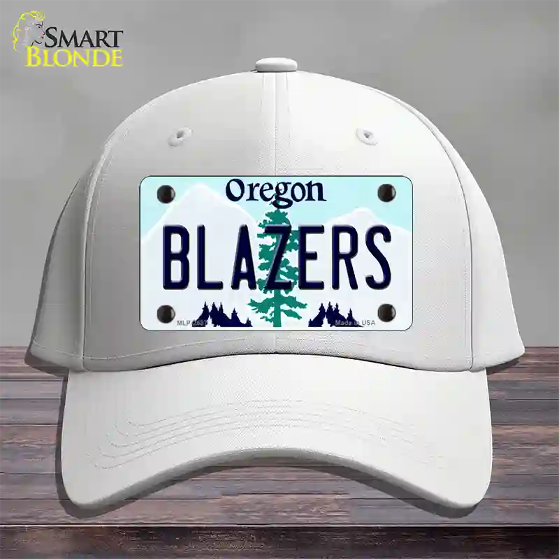 Blazers Oregon State Novelty License Plate Hat Cotton / White