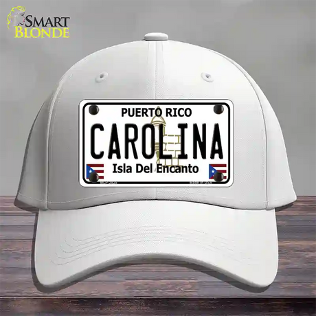 Carolina Novelty License Plate Hat Cotton / White