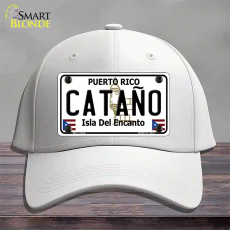 Catano Puerto Rico Novelty License Plate Hat Cotton / White