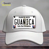 Guanica Puerto Rico Novelty License Plate Hat Cotton / White