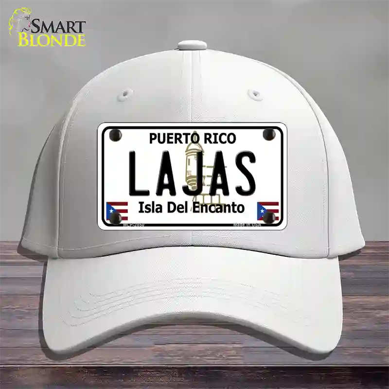 Lajas Puerto Rico Novelty License Plate Hat Cotton / White