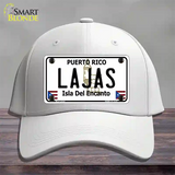 Lajas Puerto Rico Novelty License Plate Hat Cotton / White