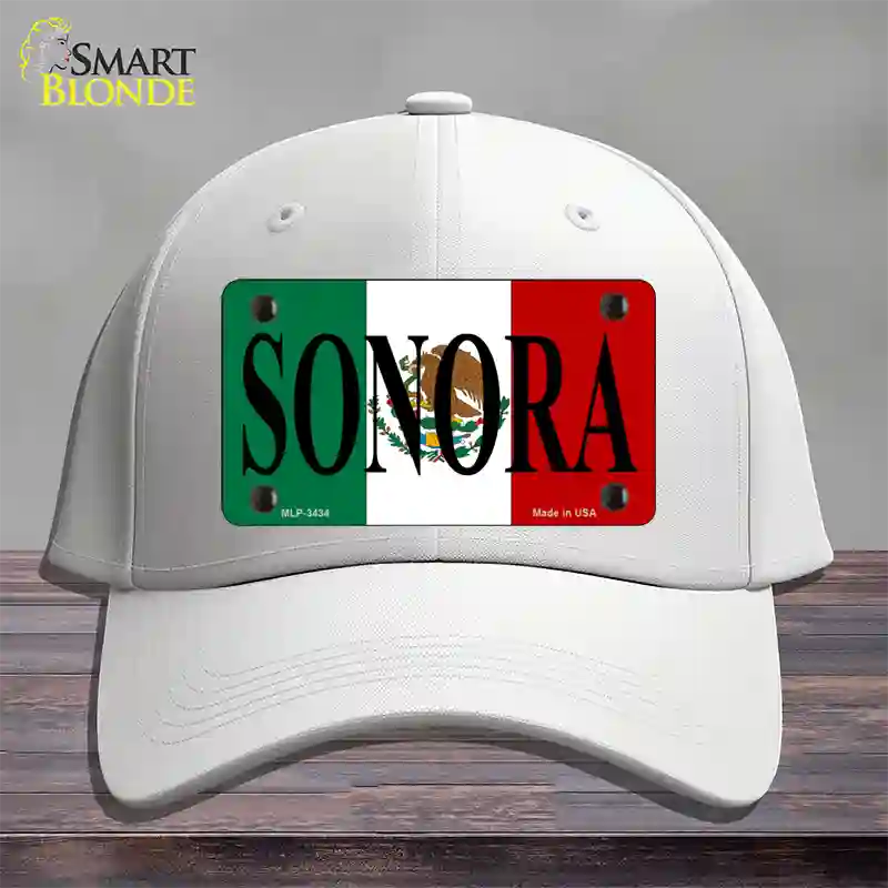 Sonora Novelty License Plate Hat Cotton / White