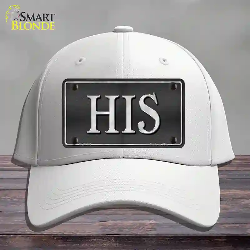 HIS Novelty License Plate Hat Cotton / White