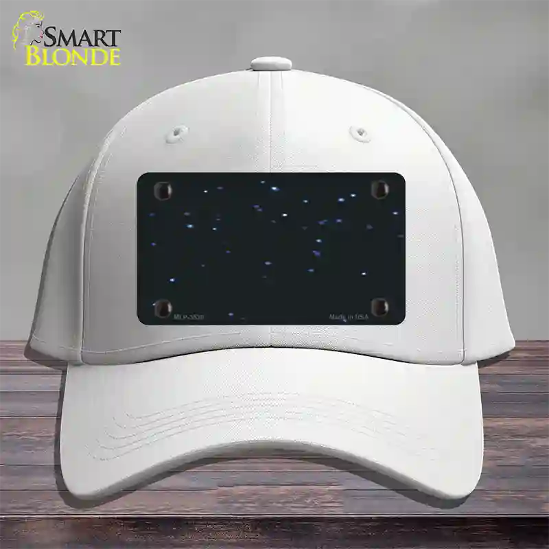 Stars Novelty License Plate Hat Cotton / White