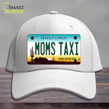 Moms Taxi Arizona Novelty License Plate Hat Cotton / White