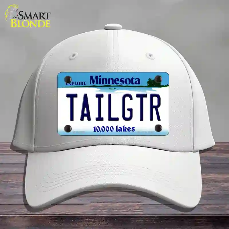 Tailgtr Minnesota Novelty License Plate Hat Cotton / White