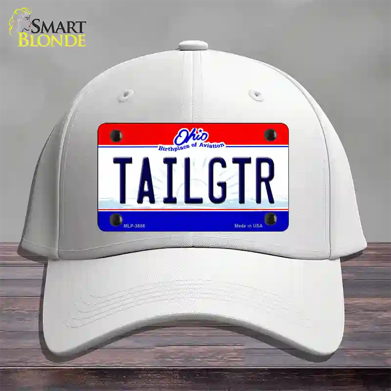 Tailgtr Ohio State Novelty License Plate Hat Cotton / White