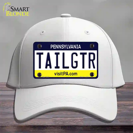Tailgtr Pennsylvania Novelty License Plate Hat Cotton / White