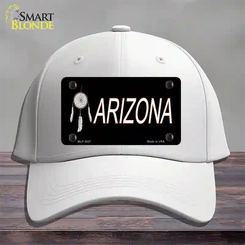 Dreamweaver Offset Arizona Novelty License Plate Hat Cotton / White