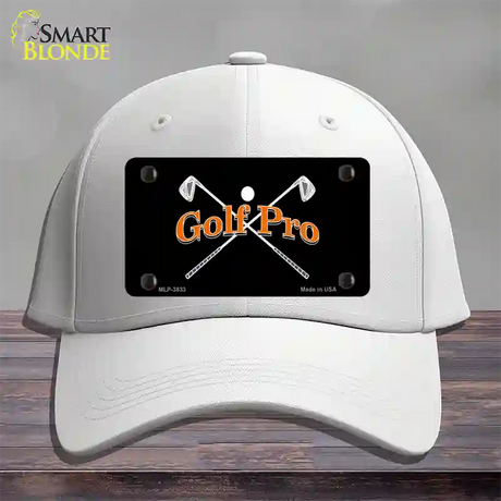 Golf Pro Novelty License Plate Hat Cotton / White