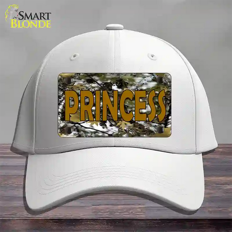 Princess Camouflage Novelty License Plate Hat Cotton / White