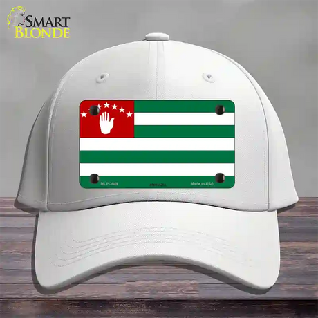 Abkhazia Flag Novelty License Plate Hat Cotton / White