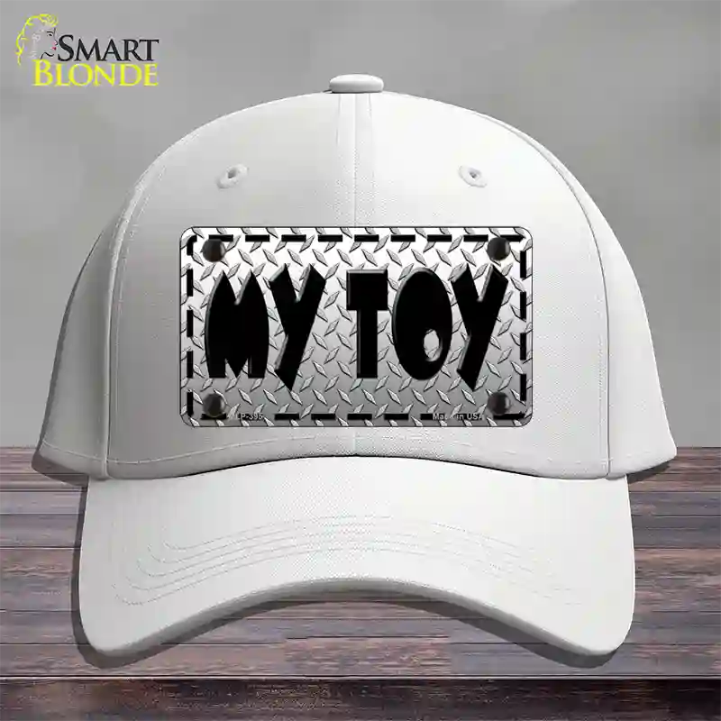 My Toy Novelty License Plate Hat Cotton / White