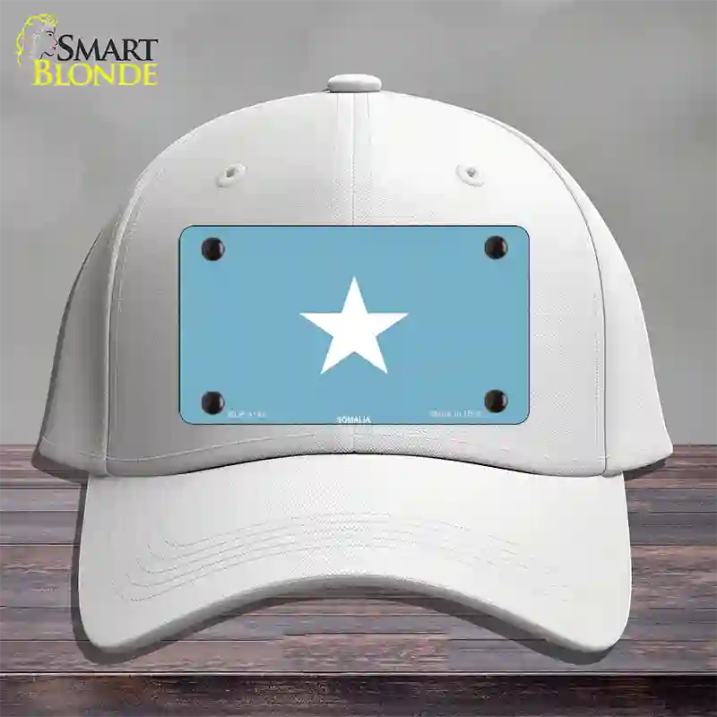 Somalia Flag Novelty License Plate Hat Cotton / White