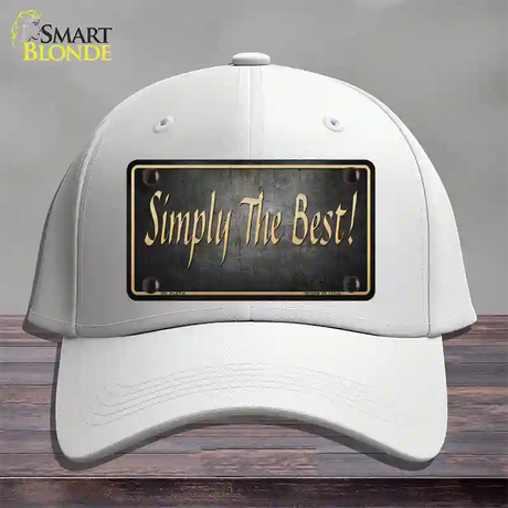 Simply The Best License Novelty License Plate Hat Cotton / White