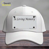 In Loving Memory Gray Novelty License Plate Hat Cotton / White