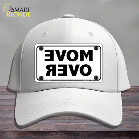 Move Over White Novelty License Plate Hat Cotton / White