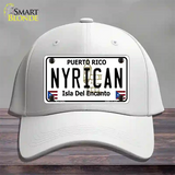 Nyrican Puerto Rico Novelty License Plate Hat Cotton / White