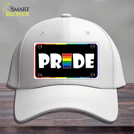 Pride Novelty License Plate Hat Cotton / White