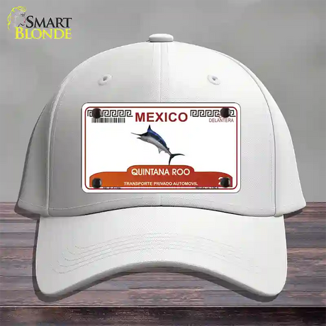 Quintana Roo Mexico Novelty License Plate Hat Cotton / White