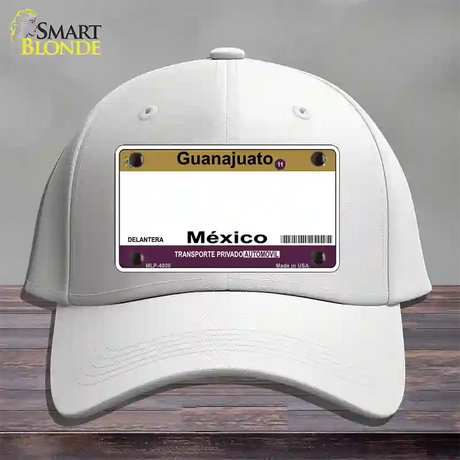 Guanajuato Mexico Blank Novelty License Plate Hat Cotton / White