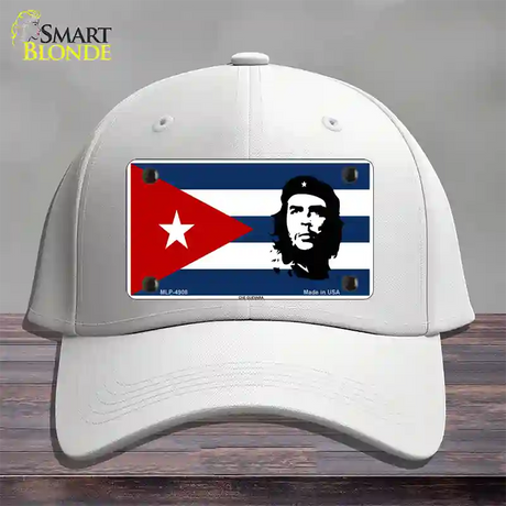 Che Guevara Flag Novelty License Plate Hat Cotton / White