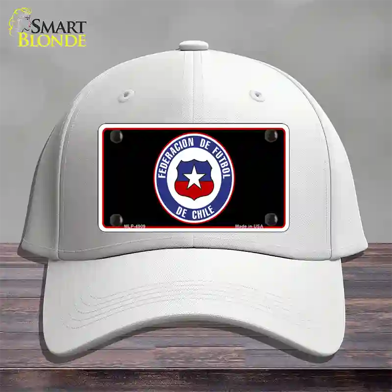 Federacion De Futbol De Chili Flag Novelty License Plate Hat Cotton / White