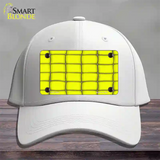 Web Yellow Novelty License Plate Hat Cotton / White