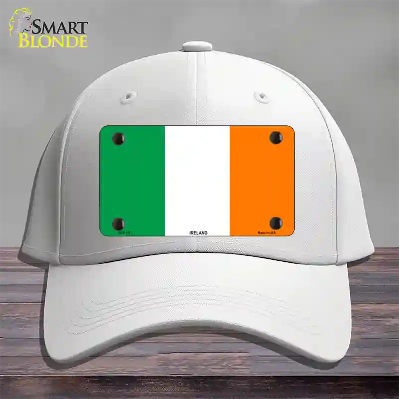 Ireland Flag Novelty License Plate Hat Cotton / White