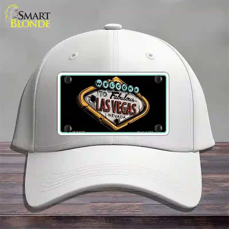 Welcome To Las Vegas Novelty License Plate Hat Cotton / White