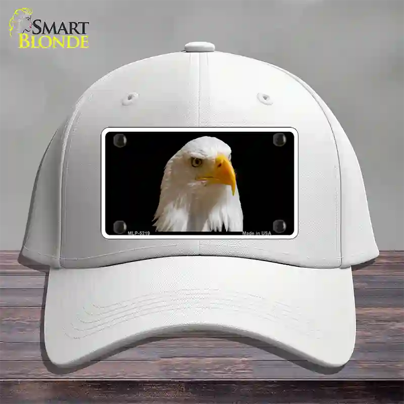 Eagle Novelty License Plate Hat Cotton / White