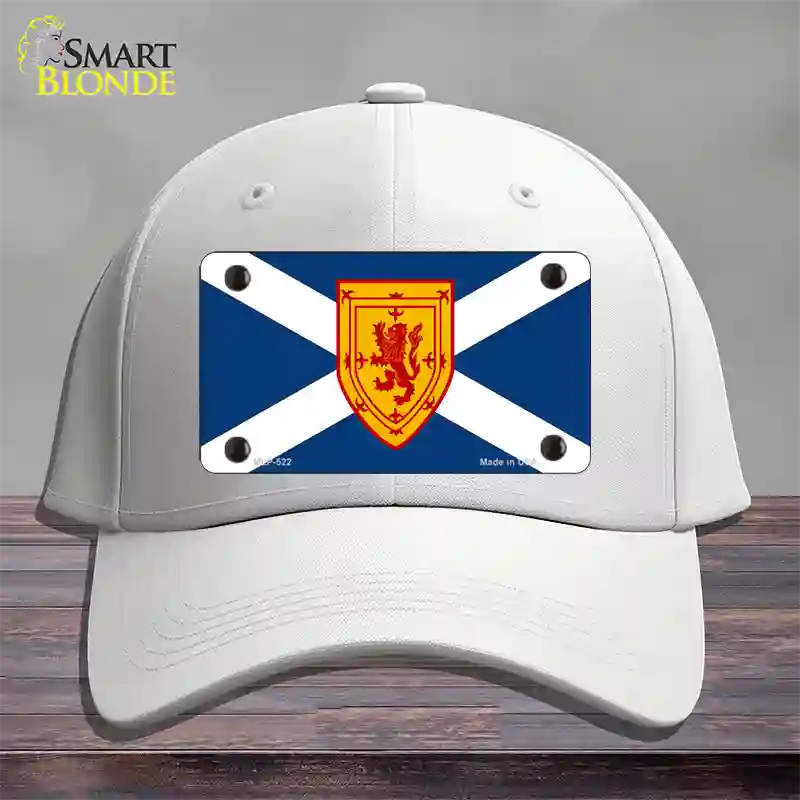 Scotland St Andrews Flag Novelty License Plate Hat Cotton / White