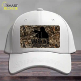 Warning Shotgun Owner Novelty License Plate Hat Cotton / White