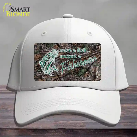 Save A Fish Novelty License Plate Hat Cotton / White