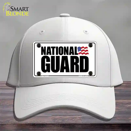 National Guard Novelty License Plate Hat Cotton / White