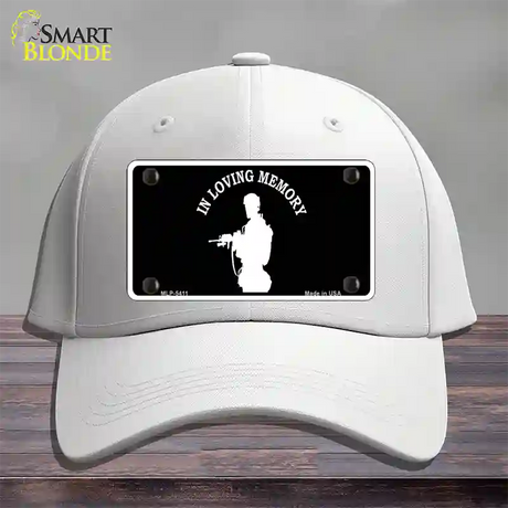 In Loving Memory Standing Novelty License Plate Hat Cotton / White