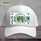 Sun Bum Florida Novelty License Plate Hat Cotton / White