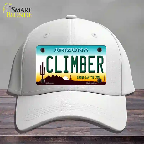 Arizona Climber Novelty License Plate Hat Cotton / White