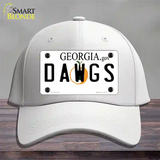 Dawgs Georgia Novelty License Plate Hat Cotton / White