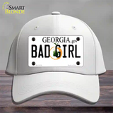 Bad Girl Georgia Novelty License Plate Hat Cotton / White