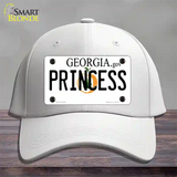 Princess Georgia Novelty License Plate Hat Cotton / White