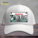 Baton Rouge Louisiana Novelty License Plate Hat Cotton / White