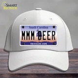 MMM Beer South Carolina Novelty License Plate Hat Cotton / White