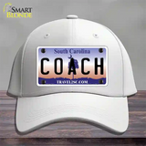 Coach South Carolina Novelty License Plate Hat Cotton / White