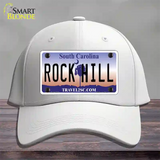 Rock Hill South Carolina Novelty License Plate Hat Cotton / White