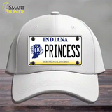 Princess Indiana Novelty License Plate Hat Cotton / White